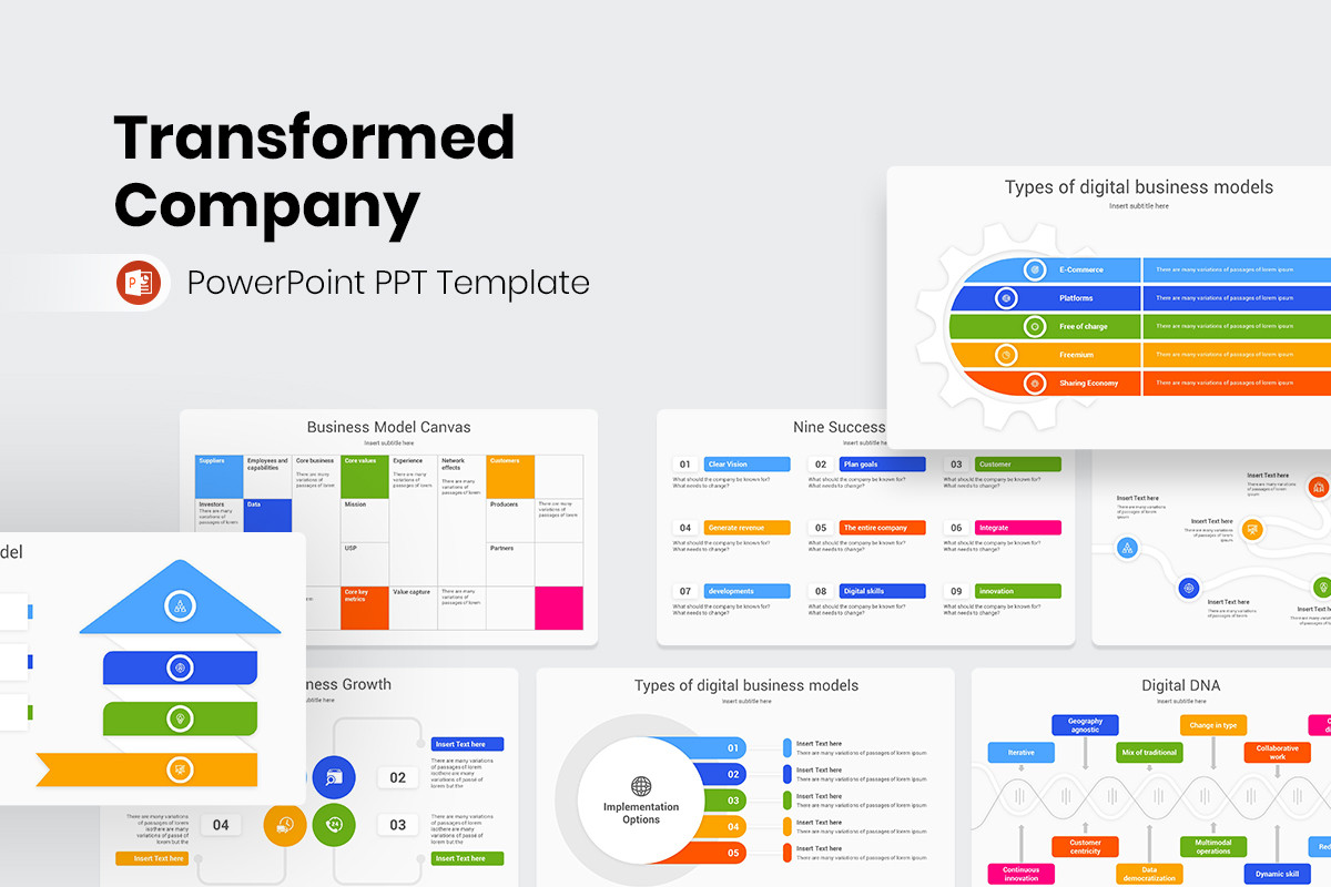 Transformed Company PowerPoint Template | Nulivo Market